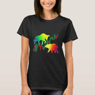 Camiseta Estadísticas de Criptomonedas Bitcoin Moneda Digit