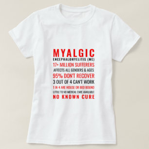 Camiseta Estadísticas de Encefalomielitis Miálgica (EM)