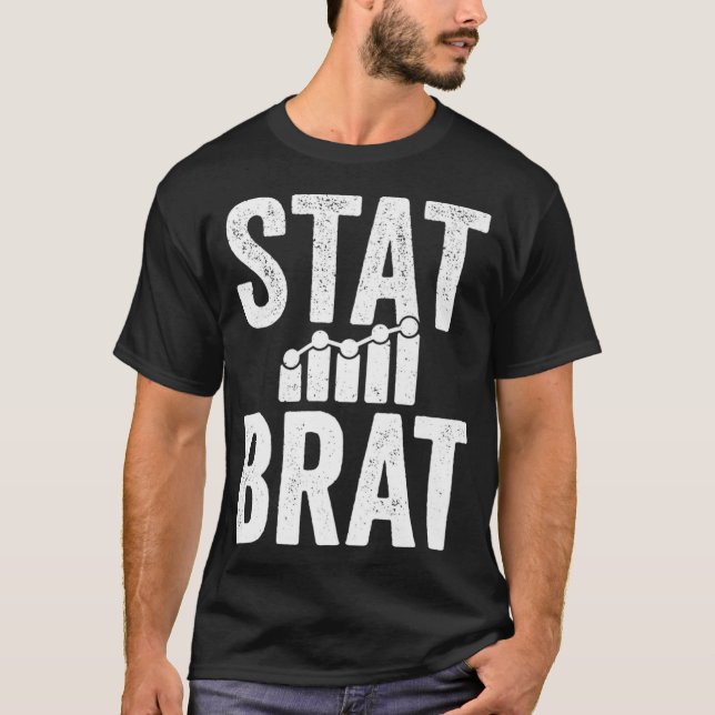Camiseta Estadísticas de estado de Brat Math Geek regalo pa (Anverso)