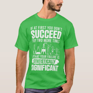 Camiseta Estadísticas Divertidas Ciencia Chiste para Hombre