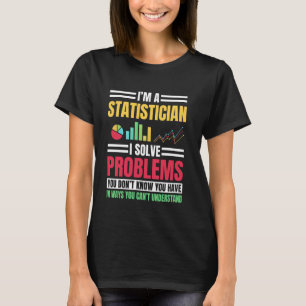 Camiseta Estadístico En Ciencia De Empleo Analista De Datos