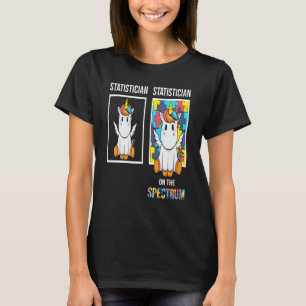 Camiseta Estadístico Personas Con Autismo Rompecabezas Unic