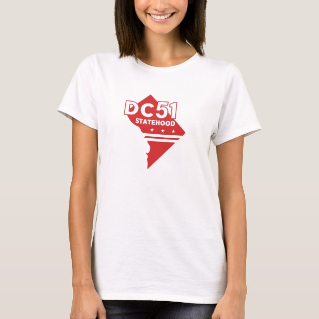 Camiseta Estado 51 de Washington DC (Anverso)