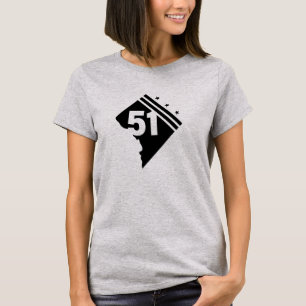 Camiseta Estado 51 de Washington DC