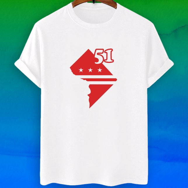 Camiseta Estado 51 de Washington DC - condición de estado (Subido por el creador)