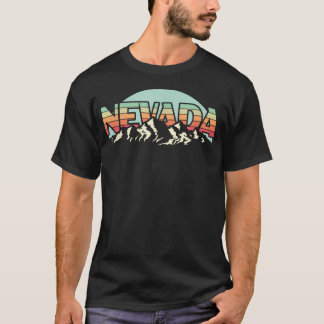 Camiseta Estado Americano Nevada - Naturaleza Montañosa Vin