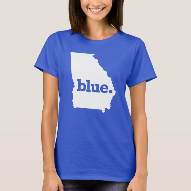 CAMISETA ESTADO AZUL GEORGIA (Anverso)