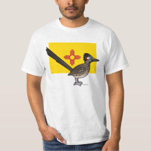 Camiseta Estado Birdorable de New México: Roadrunner