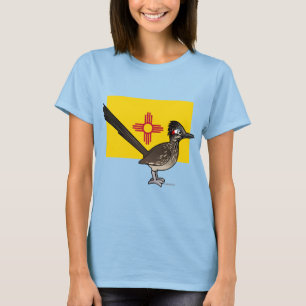 Camiseta Estado Birdorable de New México: Roadrunner