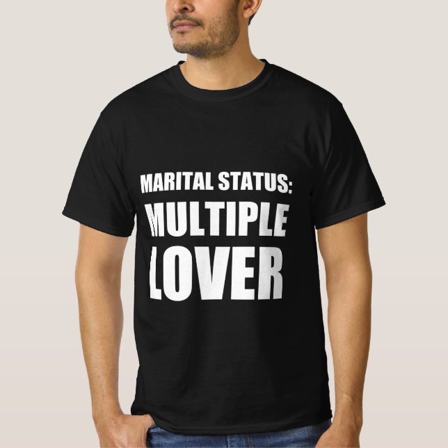 Camiseta Estado civil : amante múltiple (Anverso)