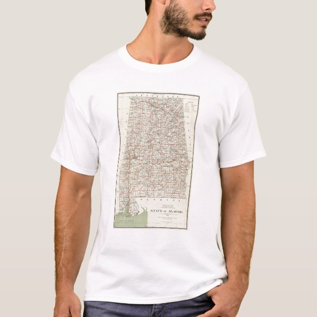 Camiseta Estado de Alabama (Anverso)