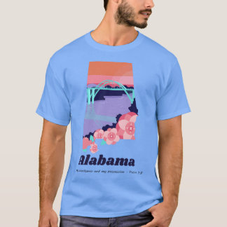 Camiseta Estado de Alabama 28 Mi herencia y p