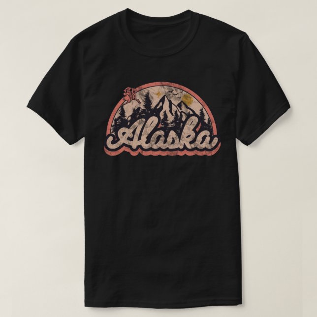 Camiseta Estado de Alaska (Diseño del anverso)