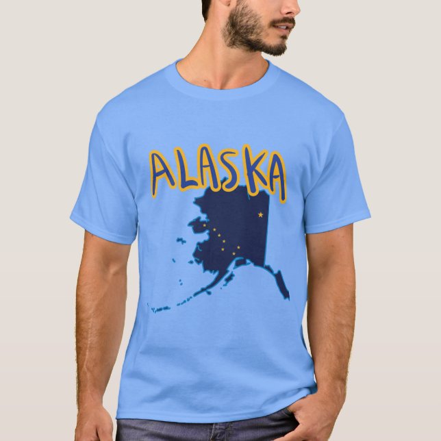 Camiseta Estado de Alaska 1 (Anverso)