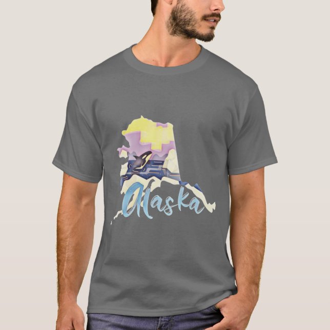 Camiseta Estado de Alaska 2 (Anverso)