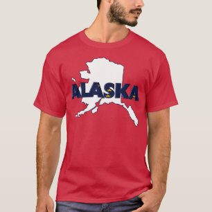 Camiseta Estado de Alaska Imprimir TShirt
