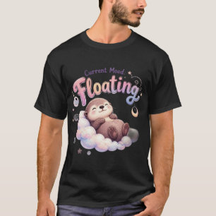 Camiseta Estado de ánimo actual Flotando