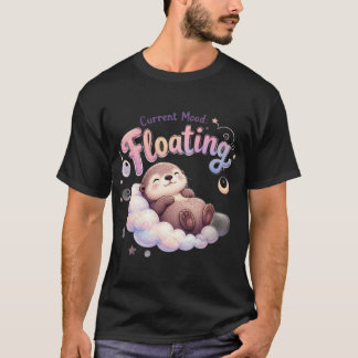 Camiseta Estado de ánimo actual Flotando