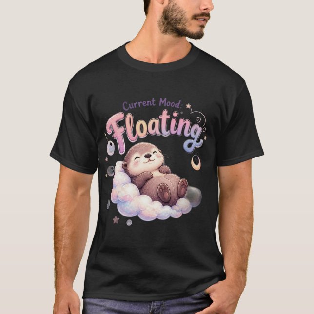 Camiseta Estado de ánimo actual Flotando (Anverso)