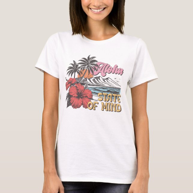 Camiseta Estado de ánimo Aloha  (Anverso)
