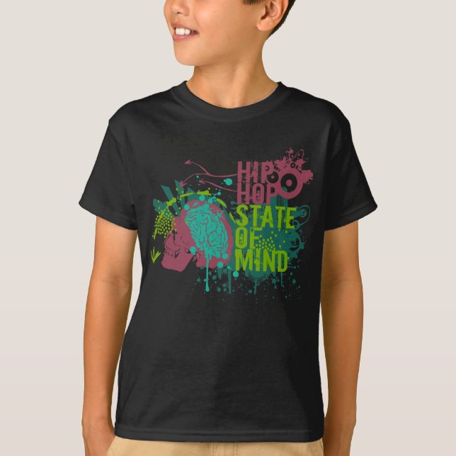 Camiseta Estado de ánimo de Hip Hop (Anverso)