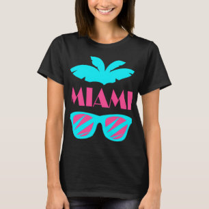 Camiseta Estado de ánimo de Miami Beach. Vacaciones 90s