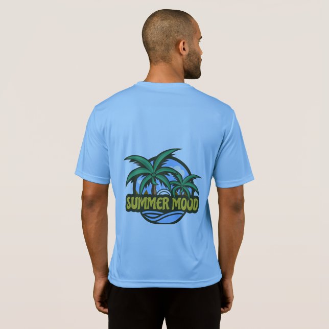 Camiseta Estado de ánimo de verano (Reverso completo)