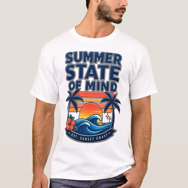 Camiseta Estado de Ánimo de Verano (Anverso)