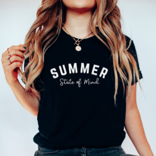 Camiseta Estado de ánimo de verano retro; Cita linda de vac