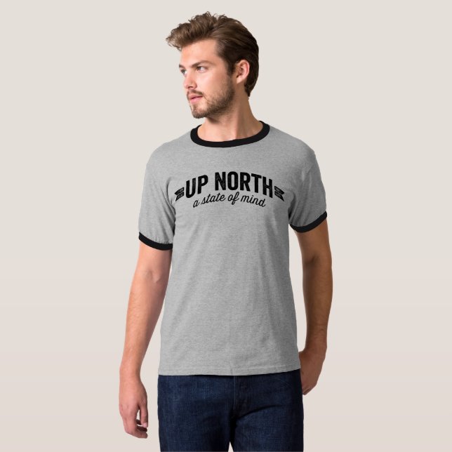 Camiseta Estado de ánimo hacia arriba (Anverso completo)