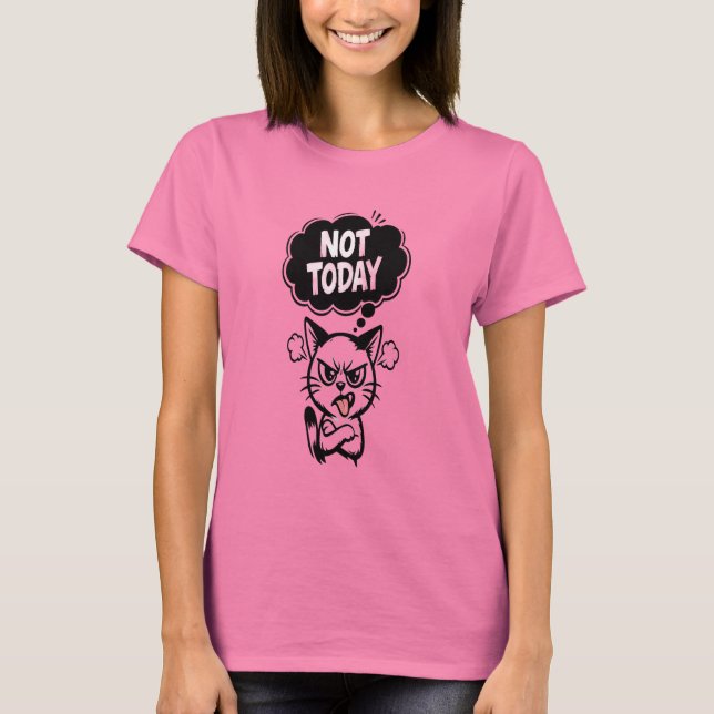 Camiseta Estado de ánimo: No Hoy (Anverso)