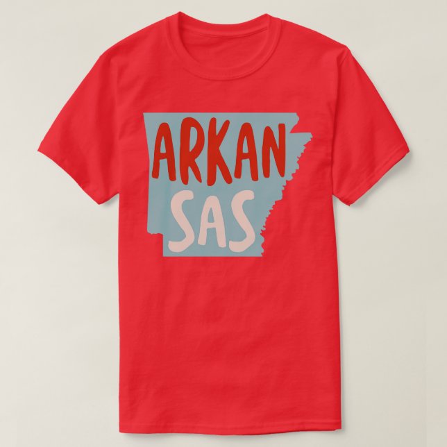 Camiseta Estado de Arkansas (Diseño del anverso)