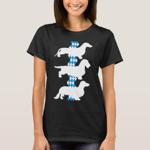 Camiseta Estado De Baviera - 3 Dachshunds Alemanes Diferent