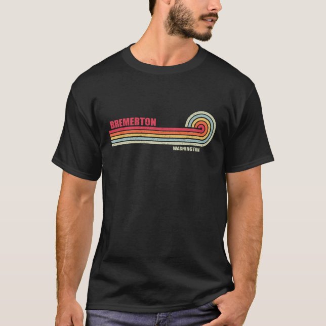 Camiseta Estado de Bremerton Washington (Anverso)