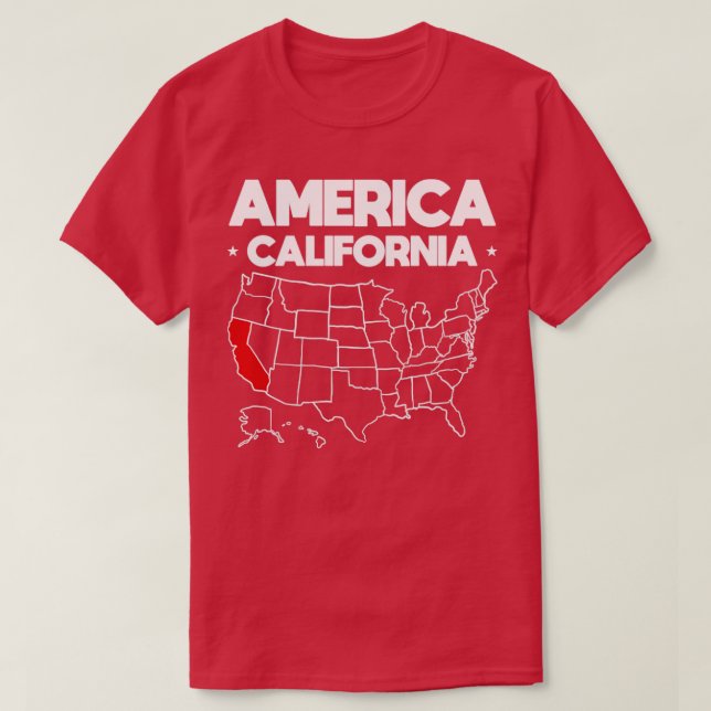 Camiseta Estado de California (Diseño del anverso)