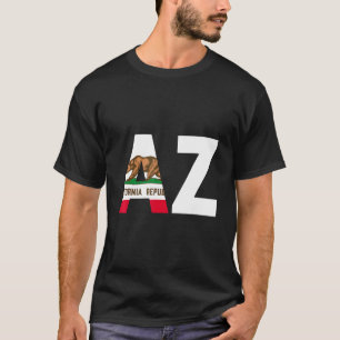 Camiseta Estado de California Bandera Arizona AZ Ciudades y
