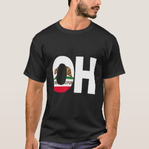 Camiseta Estado de California Bandera Ohio OH Ciudades y Es