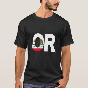 Camiseta Estado de California Bandera Oregon OR Ciudades y 