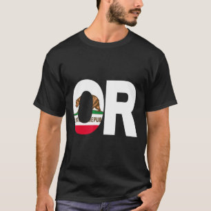 Camiseta Estado de California Bandera Oregon OR Ciudades y 