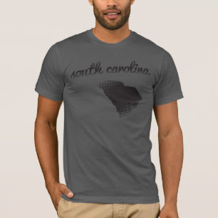 Camiseta Estado de Carolina del Sur en gris