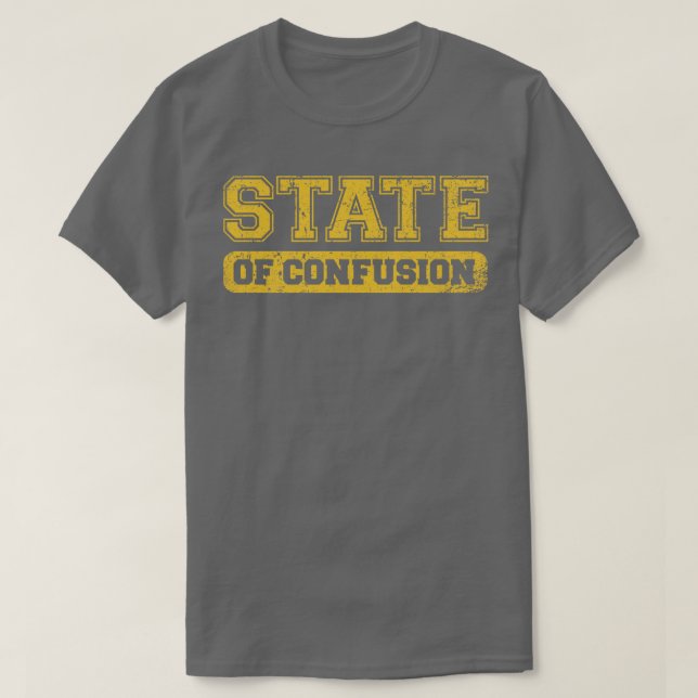 Camiseta Estado de confusión (Diseño del anverso)