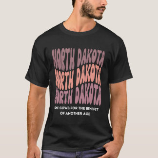 Camiseta Estado De Dakota Del Norte De Dakota Del Norte