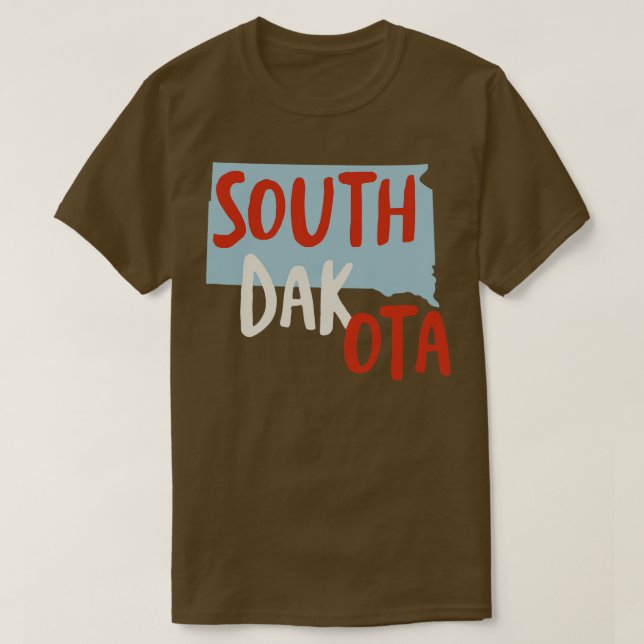 Camiseta Estado de Dakota del Sur (Diseño del anverso)