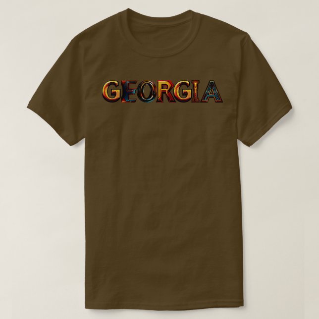 Camiseta Estado de Georgia 1 (Diseño del anverso)