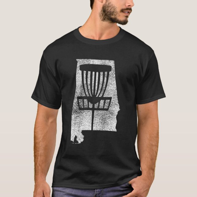Camiseta Estado De Golf De Disco De Alabama Con Gra En Prob (Anverso)