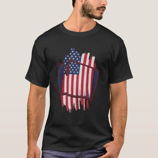 Camiseta Estado de Guay Washington 1 (Anverso)