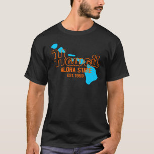 Camiseta Estado de Hawaii Aloha
