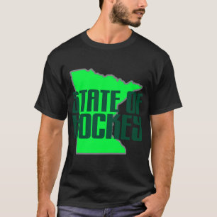 Camiseta estado de hockey de minnesota