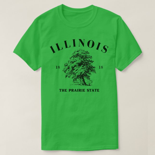 Camiseta Estado de Illinois (Diseño del anverso)