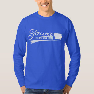 Camiseta Estado de Iowa de la ropa de la mina
